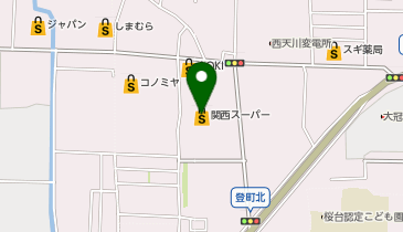 バーガーキング(R) 関西スーパー西冠店の地図画像
