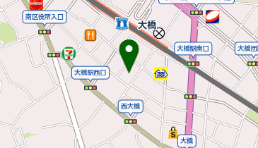 マックスバリュエクスプレス大橋駅西口店の地図画像