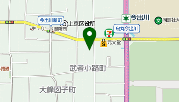 一般財団法人全日本ろうあ連盟京都事務所の地図画像