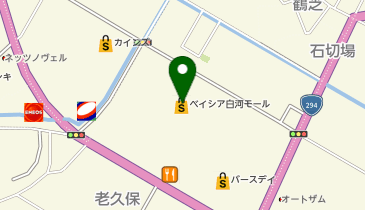 カットハウスひかり ベイシアモール白河店の地図画像