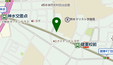 熊本市高齢者支援センターささえりあ 江津湖の地図画像