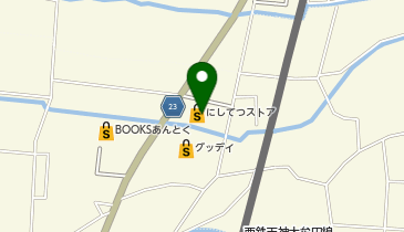 にしてつストア 三潴店の地図画像