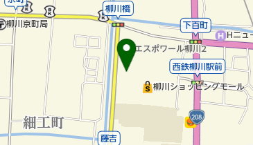 にしてつストア レガネット柳川店の地図画像
