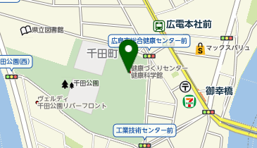 広島市総合健康センターの地図画像