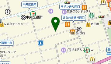 HUMAN MADE FUKUOKA(ヒューマンメイド福岡)の地図画像