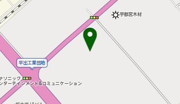 コカ・コーラボトラーズジャパン株式会社 宇都宮SCの地図画像