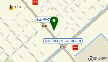 ゆで太郎 もつ次郎 併設店 旭川永山店の地図画像