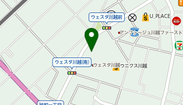 川越市 南公民館の地図画像