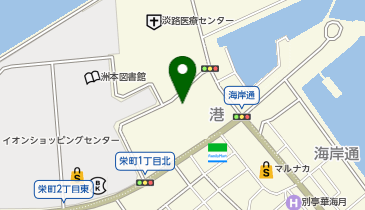 洲本観光案内所の地図画像