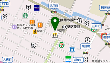 母さんのしょうが焼き 静岡店の地図画像