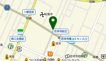 Crepe du jour 吉祥寺店の地図画像