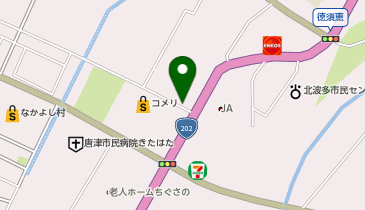 天竺ラーメンとんちんかんの地図画像