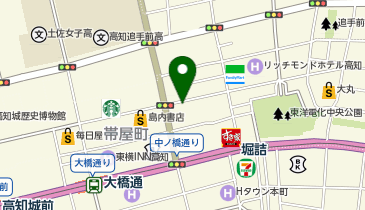 【7/1オープン】トレンディキャンディ 高知・帯屋町店の地図画像