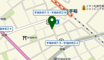ひゃくや 手稲駅前店の地図画像