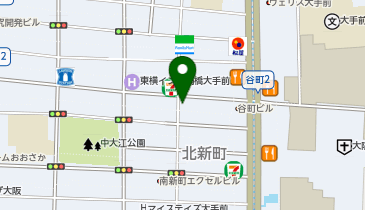 【7/11オープン】くるみ製菓店 大阪谷町店の地図画像