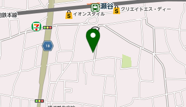 瀬谷呑場 コタツの地図画像