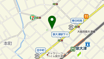 MAHOT COFFEE 泉大津本店の地図画像