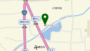 さくらホールの地図画像