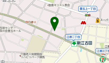 Miarce 新江古田店の地図画像