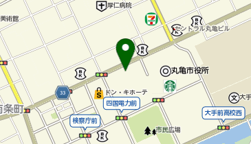 【9/6オープン】丸亀市民会館の地図画像