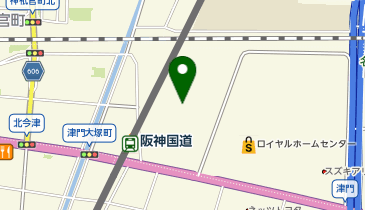兵庫県立西宮総合医療センターの地図画像
