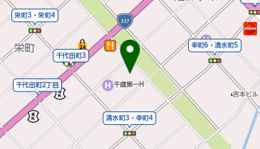 天然温泉 鶴舞の湯 ドーミーイン千歳の地図画像