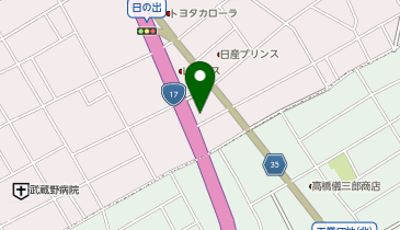 YSP上尾の地図画像