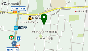 黄金湯 新宿店の地図画像