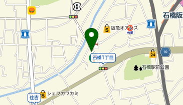 【7/10オープン】甲賀米粉たい焼き 池田石橋店の地図画像