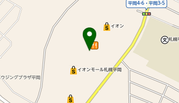 【7/13オープン】六花亭 イオン札幌平岡店の地図画像