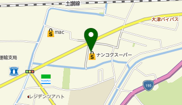 【7/11オープン】カリッジュ 大津店の地図画像
