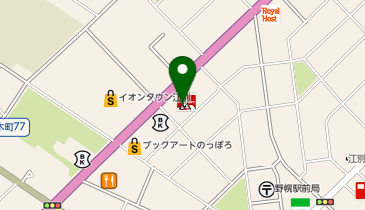 Eclat douceの地図画像