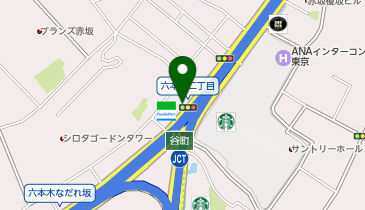 六本木カントリークラブ ゴルフレッスン・シミュレーションゴルフバーの地図画像