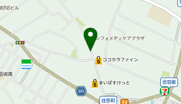 ポニークリーニング あけぼの橋通り店の地図画像