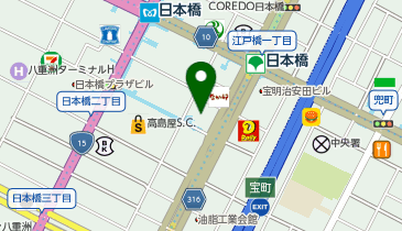SNFハイモ株式会社 日本橋オフィスの地図画像
