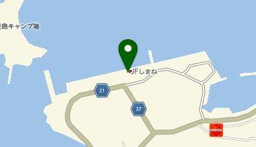 マリンプラザしまねの地図画像