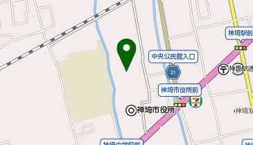 神埼市中央交流センターの地図画像
