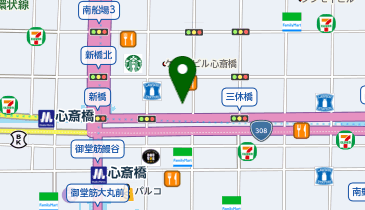 株式会社 WSP-HD(ダブルエスピーホールディングス) 大阪オフィスの地図画像