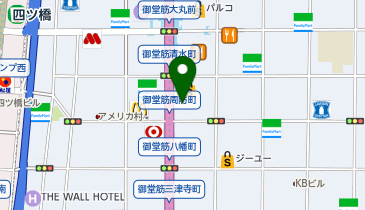セリーヌ 御堂筋の地図画像
