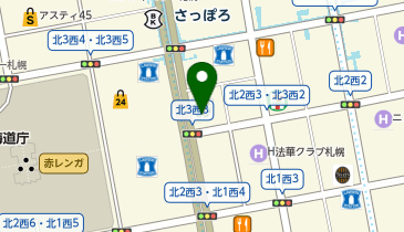 スープストックトーキョー 札幌大同生命ビルmiredo店の地図画像