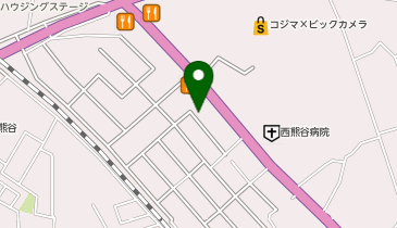 【7/31オープン】松屋 熊谷石原店の地図画像