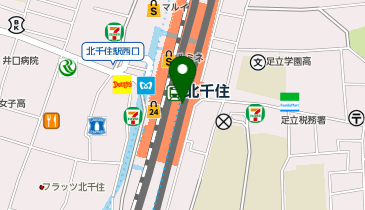 【7/24オープン】保険クリニック EQUiA北千住店の地図画像