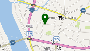 うおぬま元気整体院の地図画像