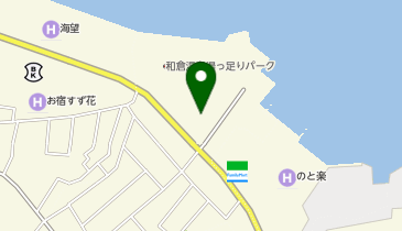 和倉温泉緑地ひろば(わくたまくんパーク)の地図画像