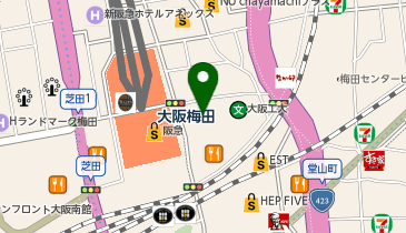 【8/7オープン】Alpen OSAKAの地図画像