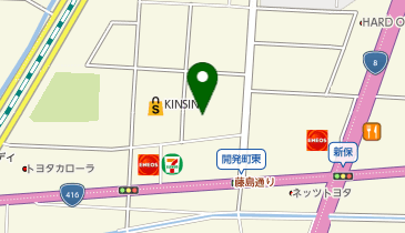 【8/3オープン】ONSEN&SAUNA RESORT かいほつの湯の地図画像