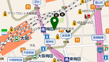 【7/15オープン】La CASTA Atelier Essential 阪急うめだ本店の地図画像