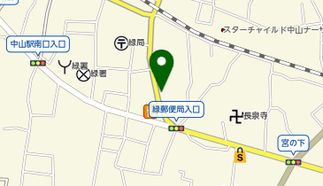 なかやま整体院の地図画像