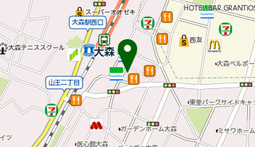 麻雀にゃお 大森店の地図画像