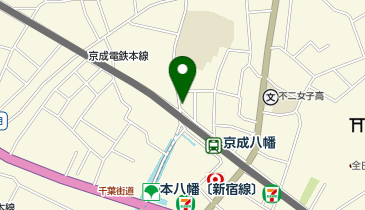 アサイー工房 本八幡店の地図画像